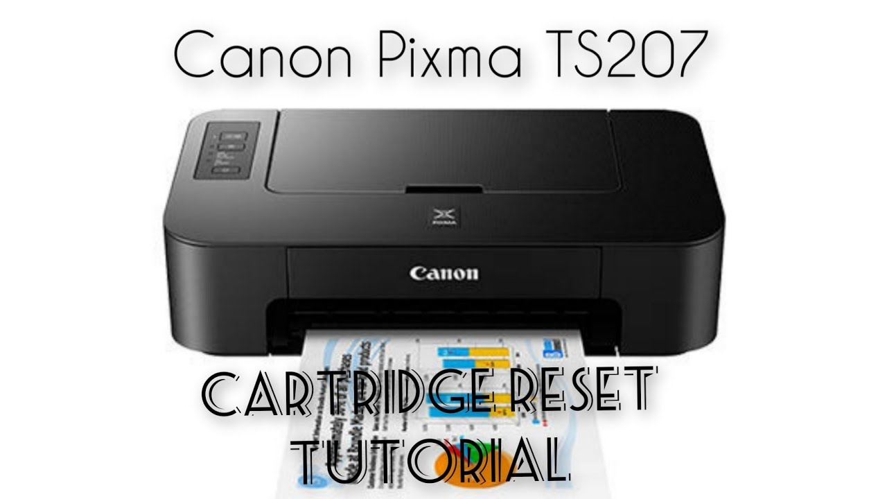 Hướng dẫn cách reset máy canon PIXMA TS207 báo lỗi 5B00, 5B01, 1700 nháy 2 đèn 7 lần