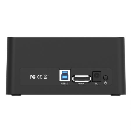 Docking ORICO (6619SUS3) giao tiếp USB 3.0 và Esata