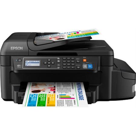 Máy in Phun 04 màu Đa năng Epson L655 in, scan, copy, Fax, Đảo mặt, wifi