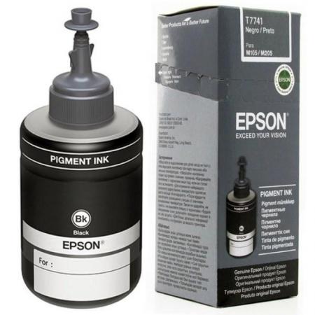 Mực in phun Epson T7741 Black-C13T774100 - màu Đen - Dùng cho máy M100