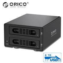 Hộp đựng 2 ổ cứng HDD Box 3.5 inch ORICO 3529RUS3 (SATA USB3.0)