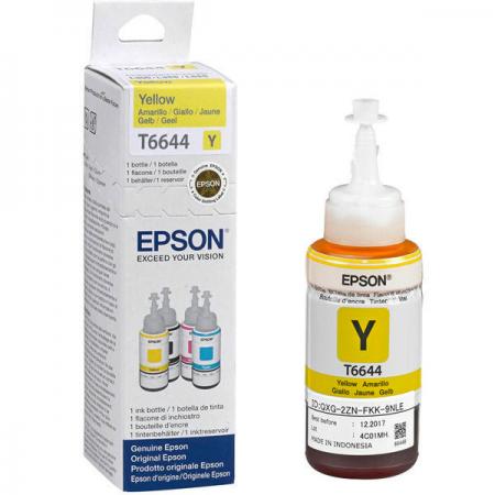 Mực in Epson T6644 Yellow 70ml (C13T66444A) - Hộp mực nước màu Vàng