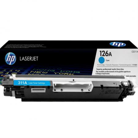 Mực in Laser màu HP 126A Cyan (CE311A) - Màu xanh Chính hãng - Dùng cho HP 1025, Hp 1025 NW