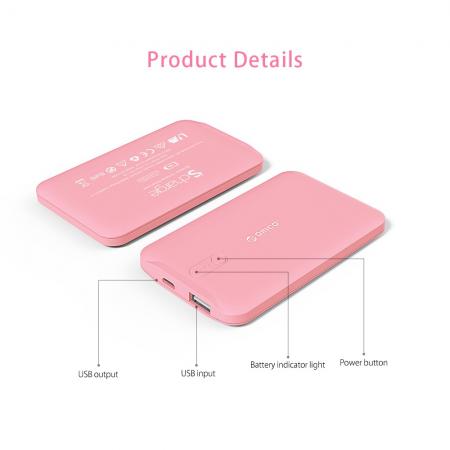 Pin sạc dự phòng ORICO LD10000-WH 10000mAh Power Bank