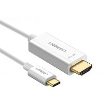 Cáp kết nối USB Type C to HDMI dài 1.5m Ugreen 30841 hỗ trợ 3D, 4K cao cấp