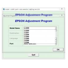Phần mềm RESET Máy in Epson L1210 L3210 L3250 L3251 L3260 L5290 Vĩnh Viễn