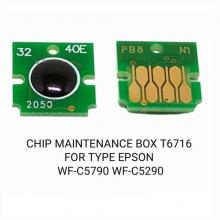 T6716 Chip reset máy in epson C5210, C5290, C5790 chip thải T6716 Maintenance Box Error báo lỗi