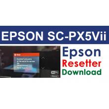 Phần mềm Reset Epson SC-PX5VII, Epson SC PX5V2 Adjustment Program