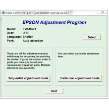 Phần mềm Reset máy in Epson EW-M571T Vĩnh Viễn