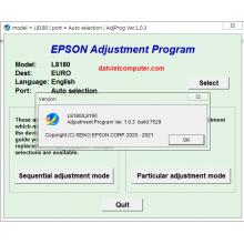 Reset Epson L8180, L8190 Adjustment Program Reset Epson L8180, L8190 Adjustment Program