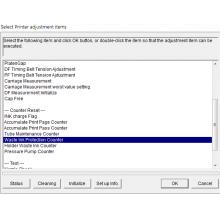 Reset Epson PP-50, PP-50BD, PP-100, PP-100N, PP-100AP, PP-100II Adjustment Program