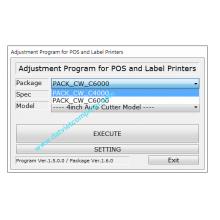 Epson CW-C4000 C4010 C4030 C4040 C4050,CW-C6000, C6030 C6500 C6550A Adjustment Program