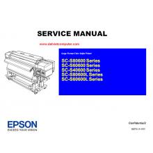 Service Manual For EPSON SureColor S80600 S80650 S80670 S80600L S60600 S60600L