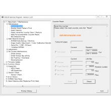 Service Program Support Tool Fujifilm DX100 Reset