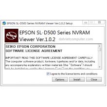 Epson SL-D500 series NVRAM Viewer Ver.1.0.2 setup
