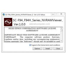 Tool NVRAM Viewer Epson SC-F9400, F9400H Series Ver.1.0.0