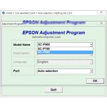Epson SureColor SC-P700, SC-P900 Adjustment Program