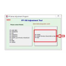 Reset Epson PP-50, PP-50BD, PP-100, PP-100N, PP-100AP, PP-100II Adjustment Program