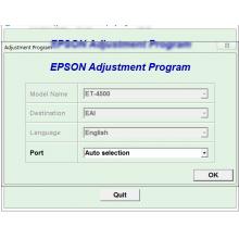 Reset Epson ET-4500 Adjustment Program