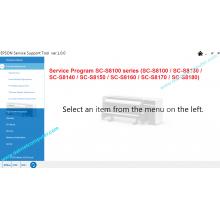 Service Program Epson SC-S8100, SC-S8130, SC-S8140, SC-S8150, SC-S8160, SC-S8170, SC-S8180