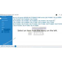 Service Program Support Tool EPSON SC-F10000, F11000 series Reset  SC-F10030 SC-F10040 SC-F10060 SC-F10070 SC-F11080