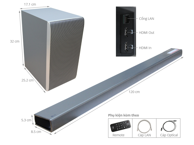 Loa thanh LG SoundBar SH8