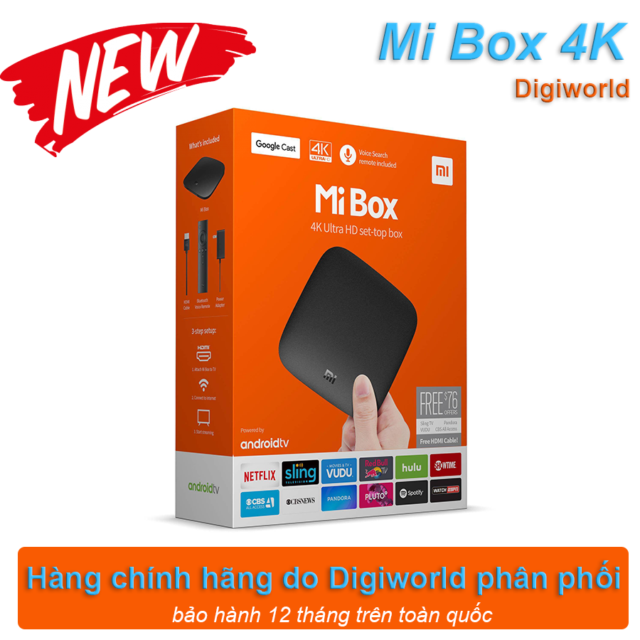 Tivi Box MiBox 4K Global Phiên Bản Quốc Tế