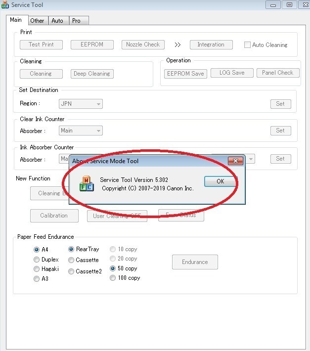 Free Download Canon Reset Service Tool ST5302